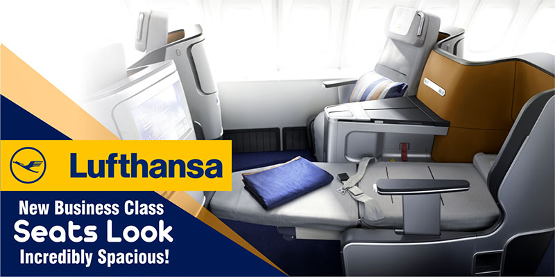 Lufthansa’s New Business Class Seats Look Incredibly Spacious!