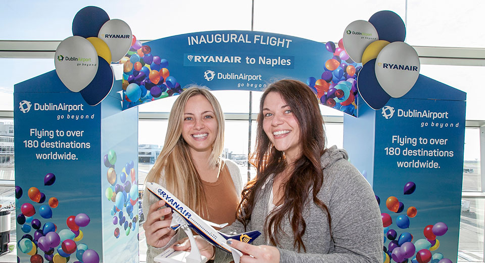 Ryanair Providing Its New Service From Dublin To Naples!